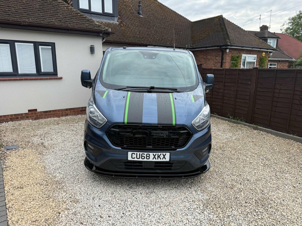 Ford Transit Custom 2.0 300 Ecoblue Trend L1 H1 Euro 6 CU68XKX Blue #4
