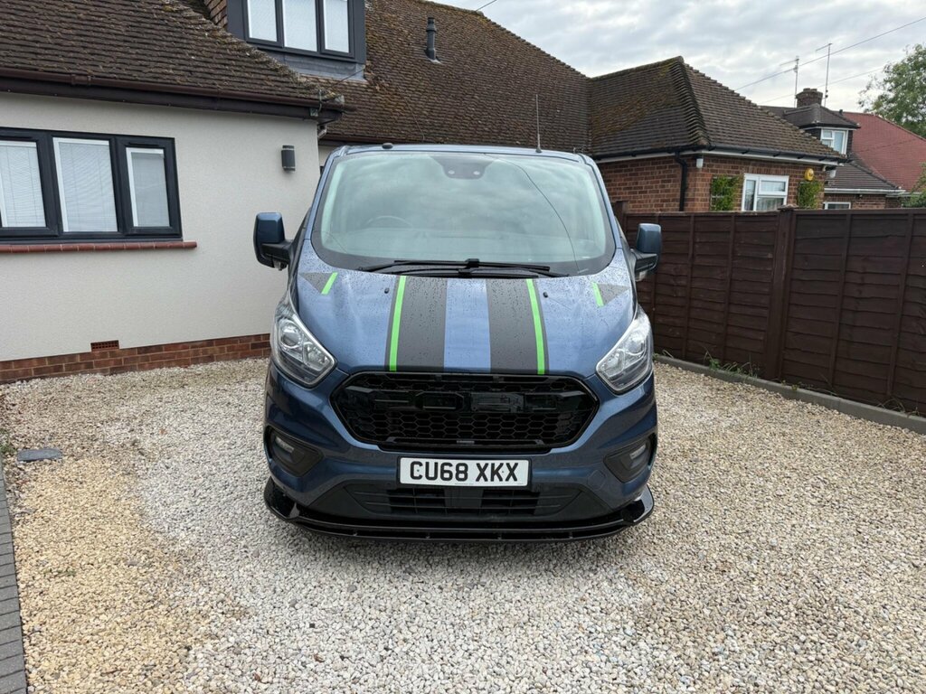 Ford Transit Custom 2.0 300 Ecoblue Trend L1 H1 Euro 6 CU68XKX Blue #3