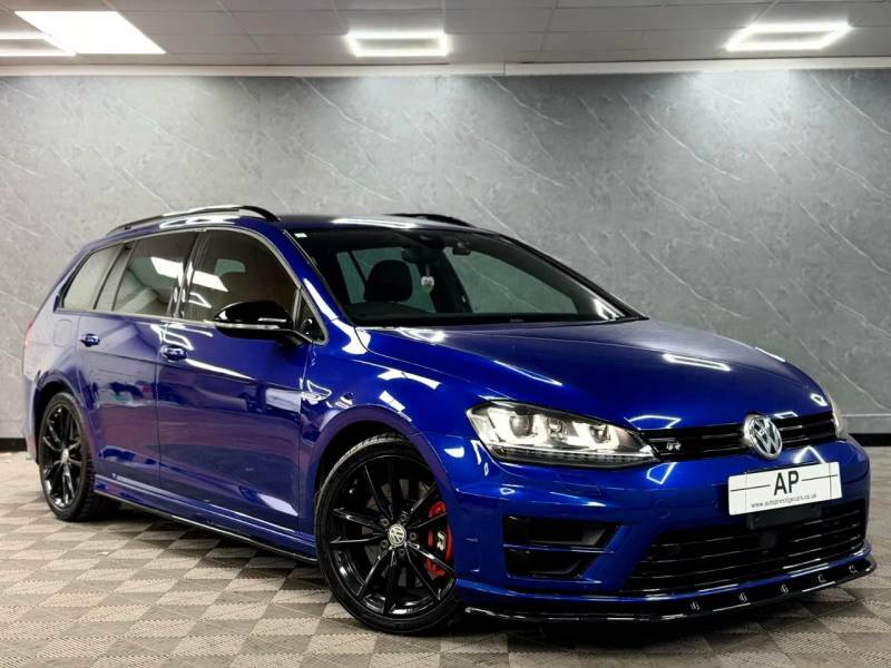 Volkswagen Golf R Estate 2.0 Tsi Dsg 4Motion Top Spec Pronav D Blue #4