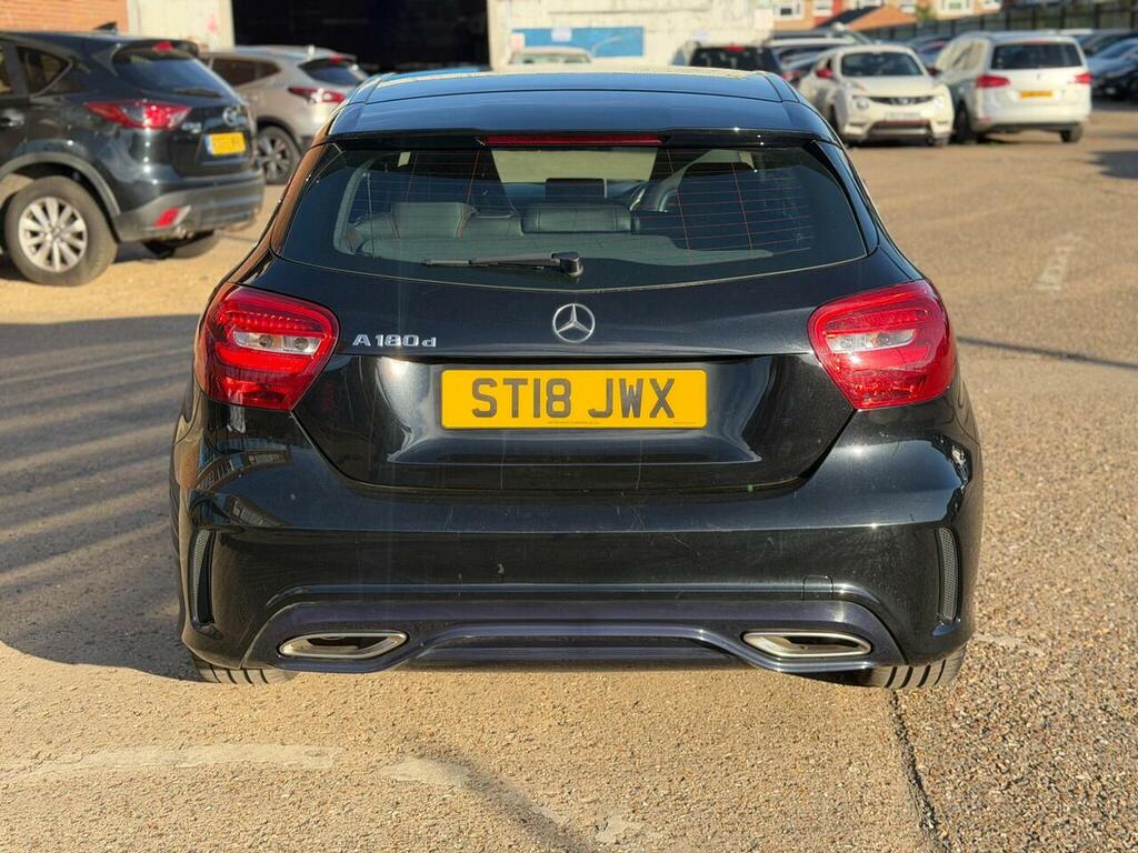 Mercedes-Benz A Class 1.5 A180d Amg Line 7G-dct Euro 6 Ss ST18JWX Black #5