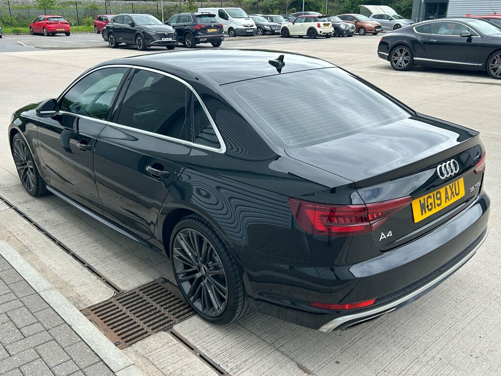Audi A4 2.0 Tfsi 35 S Line Saloon Euro 6 WG19AXU Black #3