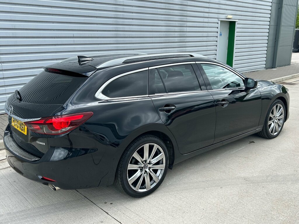 Mazda 6 2.2 Skyactiv-d Sport Nav Tourer E Black #4
