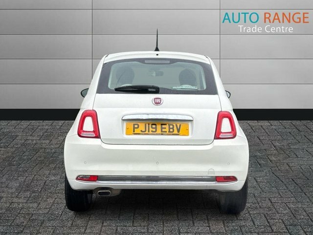 Fiat 500 Lounge Hatchback PJ19EBV White #4