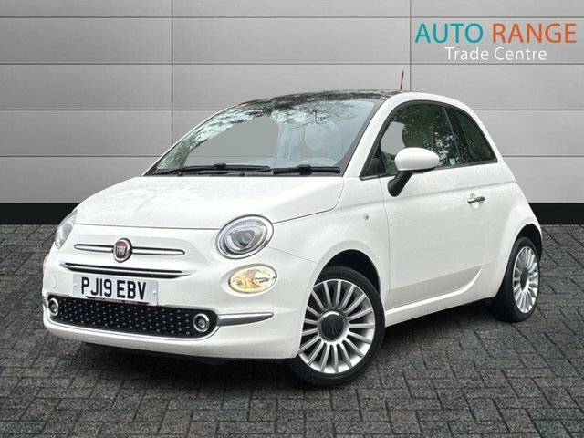 Fiat 500 Lounge Hatchback PJ19EBV White #2