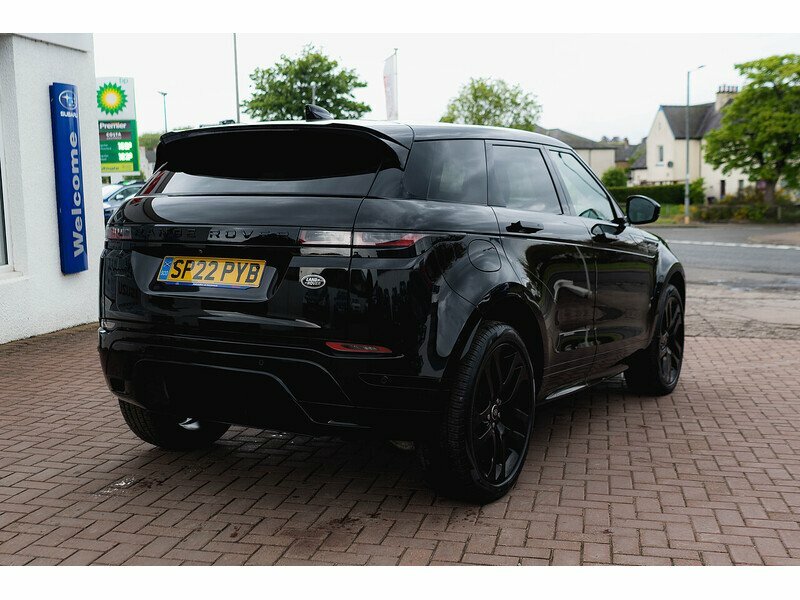 Land Rover Range Rover Evoque P250 Mhev - 2022 22 SP22PYB Black #5