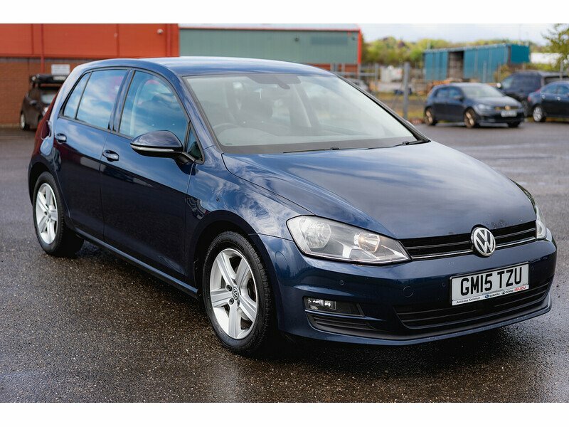 Volkswagen Golf Tdi Bluemotion Tech Match - 2015 15 GM15TZU Blue #5