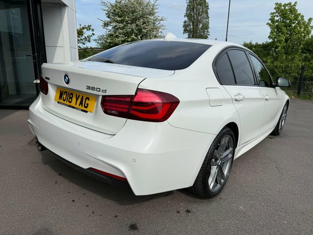 BMW 3 Series 320D M Sport Shadow WO18YAG White #3