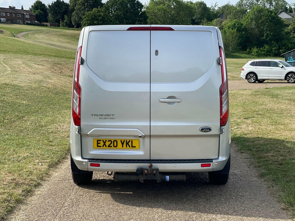 Ford Transit Custom 2.0 300 Ecoblue Limited L2 H1 Euro 6 Ss EX20YKL Silver #5