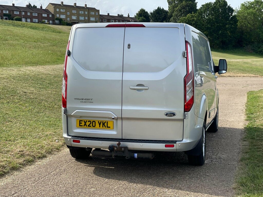 Ford Transit Custom 2.0 300 Ecoblue Limited L2 H1 Euro 6 Ss EX20YKL Silver #4
