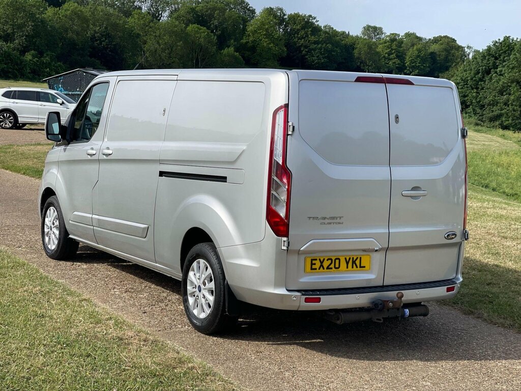 Ford Transit Custom 2.0 300 Ecoblue Limited L2 H1 Euro 6 Ss EX20YKL Silver #6