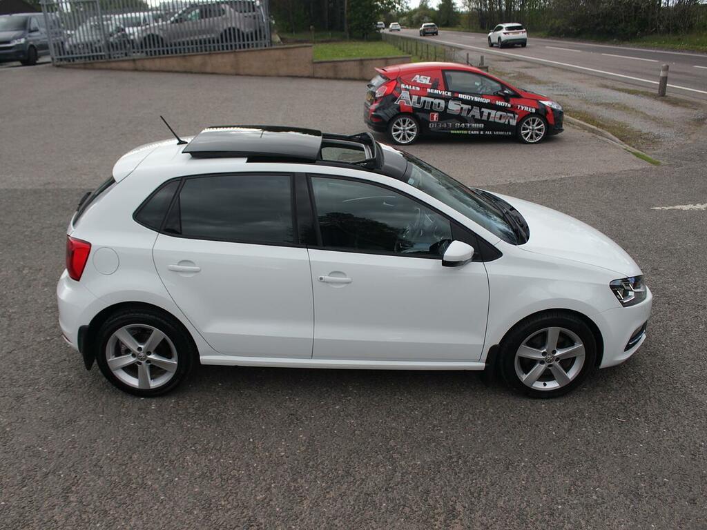 Volkswagen Polo 1.0 Tsi Sel Dsg Euro 6 Ss White #5