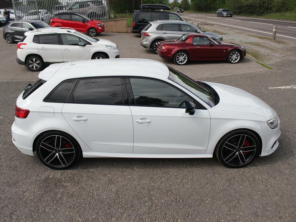Audi S3 2.0 Tfsi Black Edition Sportback S Tronic Quattro White #6