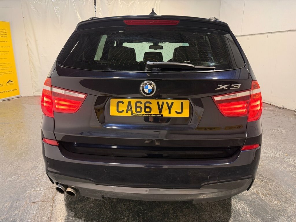 BMW X3 3L M Sport CA66VYJ Black #4