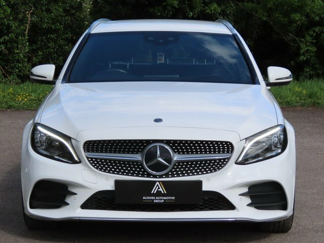 Mercedes-Benz C Class Automatic BU69MBX White #2