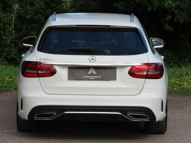 Mercedes-Benz C Class Automatic BU69MBX White #5