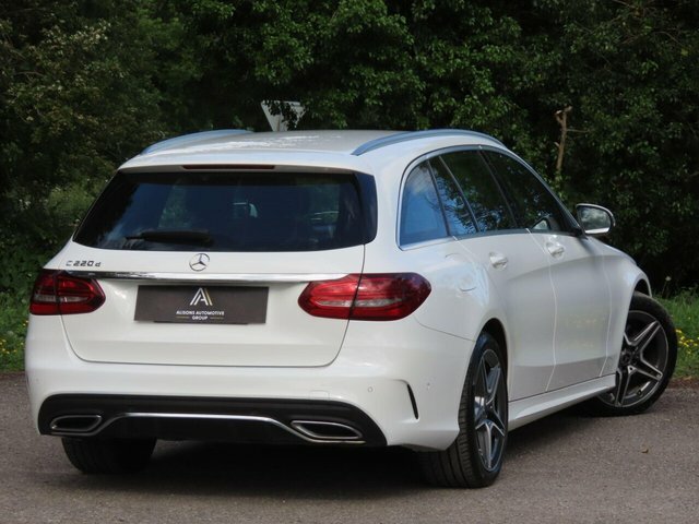 Mercedes-Benz C Class Automatic BU69MBX White #4
