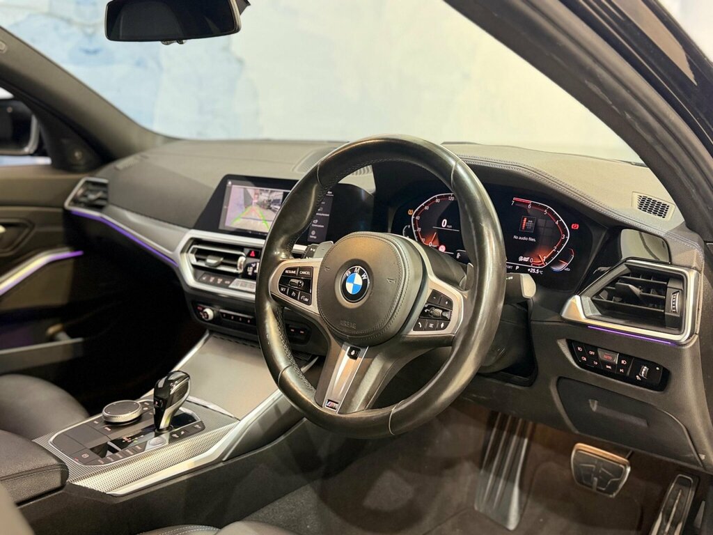 BMW 3 Series 2.0 330I M Sport Euro 6 Ss YE19GZL Black #2