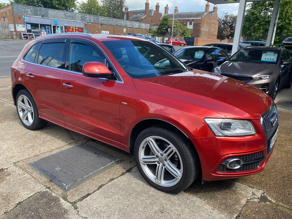 Audi Q5 2.0 Tdi S Line Plus S Tronic Quattro Euro 6 Ss EF65EXZ Red #2