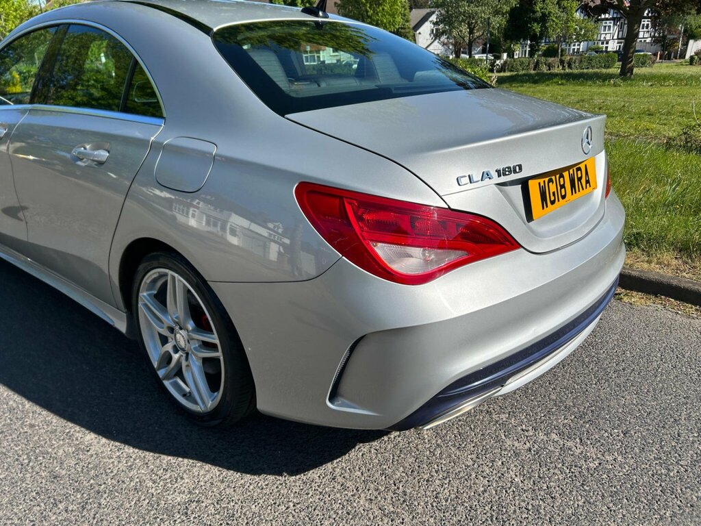 Mercedes-Benz CLA Class 1.6 Cla180 Amg Line Edition Coupe 7G-dct Euro 6 S Silver #5
