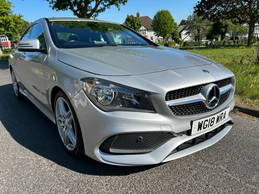 Mercedes-Benz CLA Class 1.6 Cla180 Amg Line Edition Coupe 7G-dct Euro 6 S Silver #2
