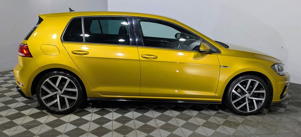 Volkswagen Golf 1.5 Tsi Evo 150 R-line XNZ5253 Yellow #5