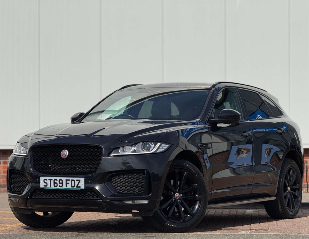 Jaguar F-Pace Chequered Flag Awd D 4Wd ST69FDZ Black #3