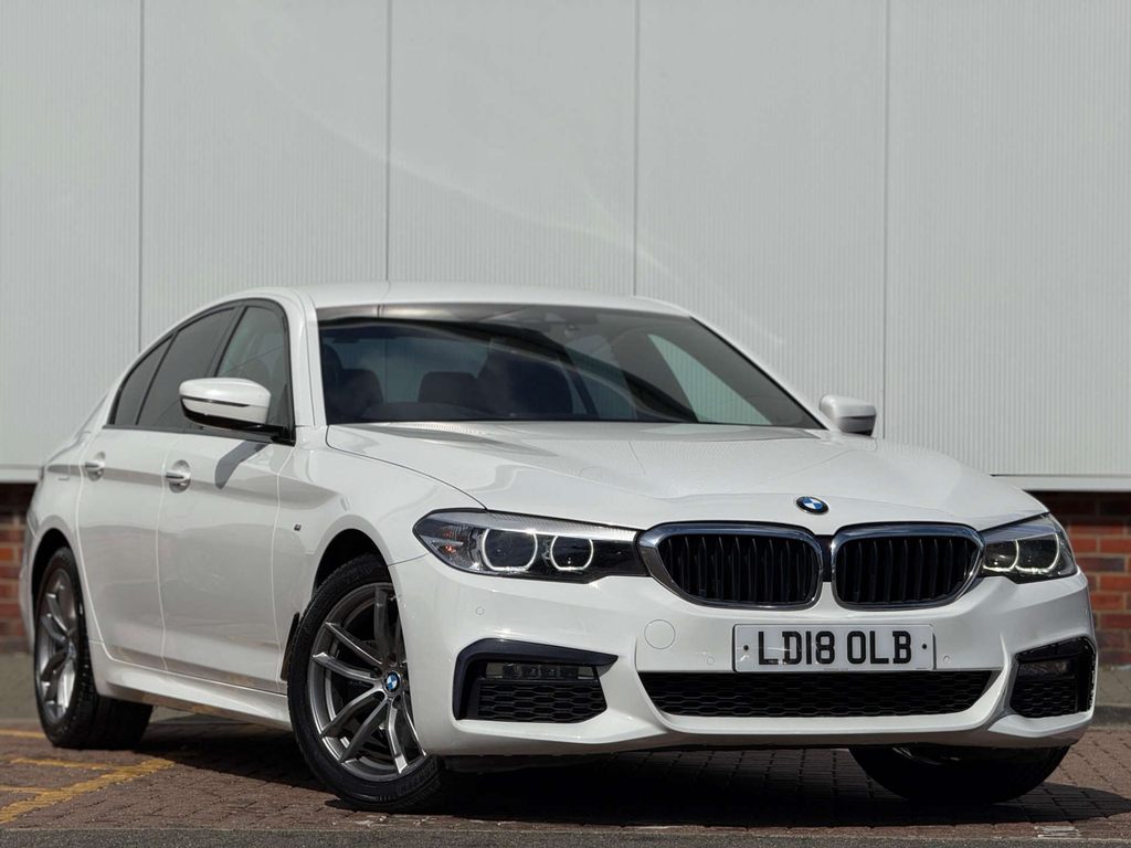 BMW 5 Series 520D M Sport White