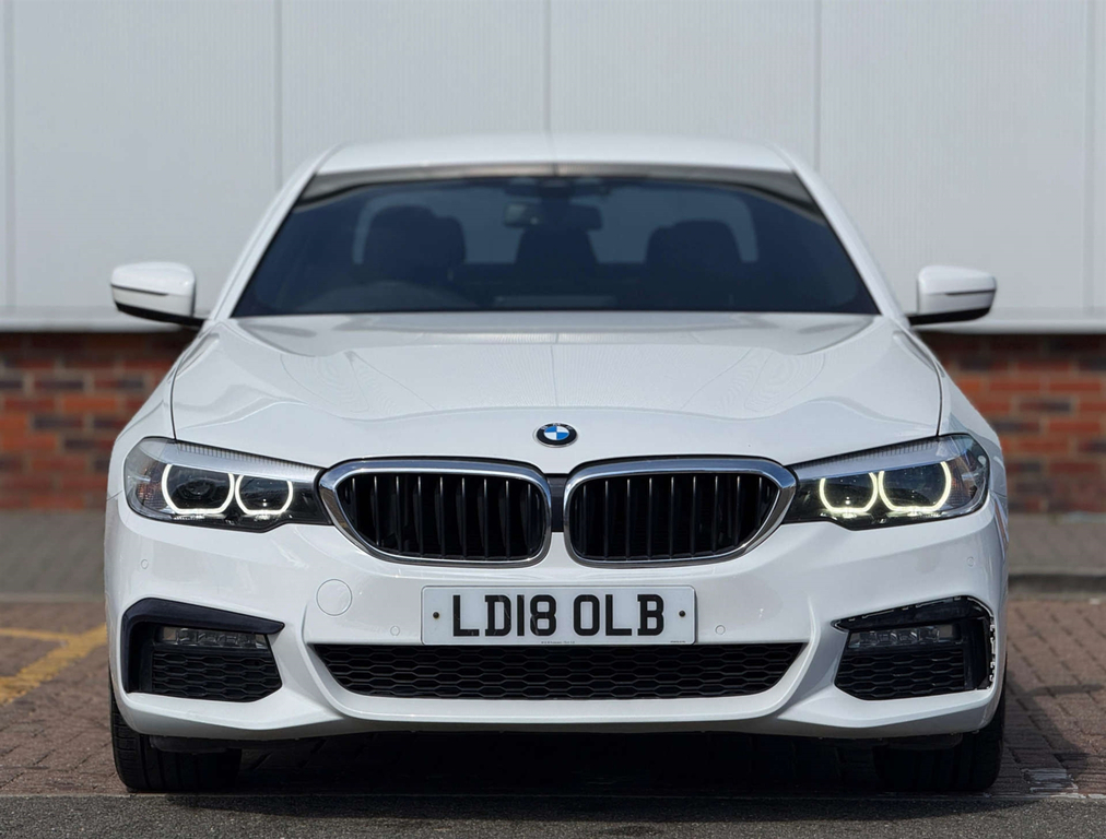 BMW 5 Series 520D M Sport LD18OLB White #2