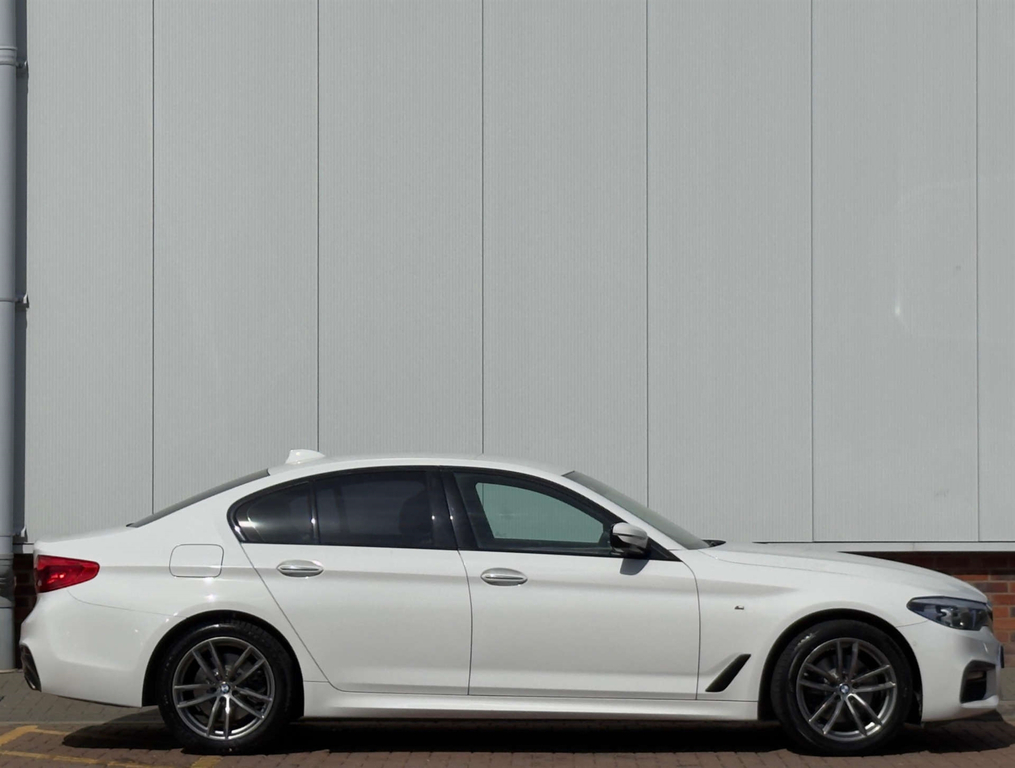 BMW 5 Series 520D M Sport LD18OLB White #6