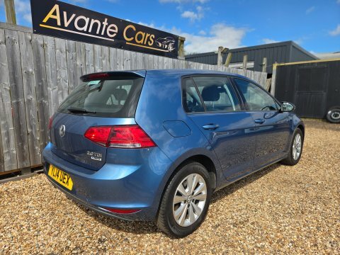 Volkswagen Golf Se Tdi Bluemotion YL14UEX Blue #3