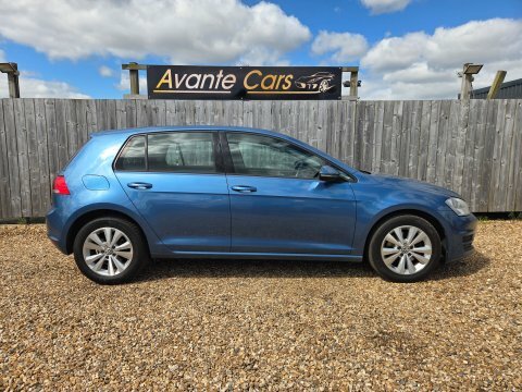 Volkswagen Golf Se Tdi Bluemotion YL14UEX Blue #2