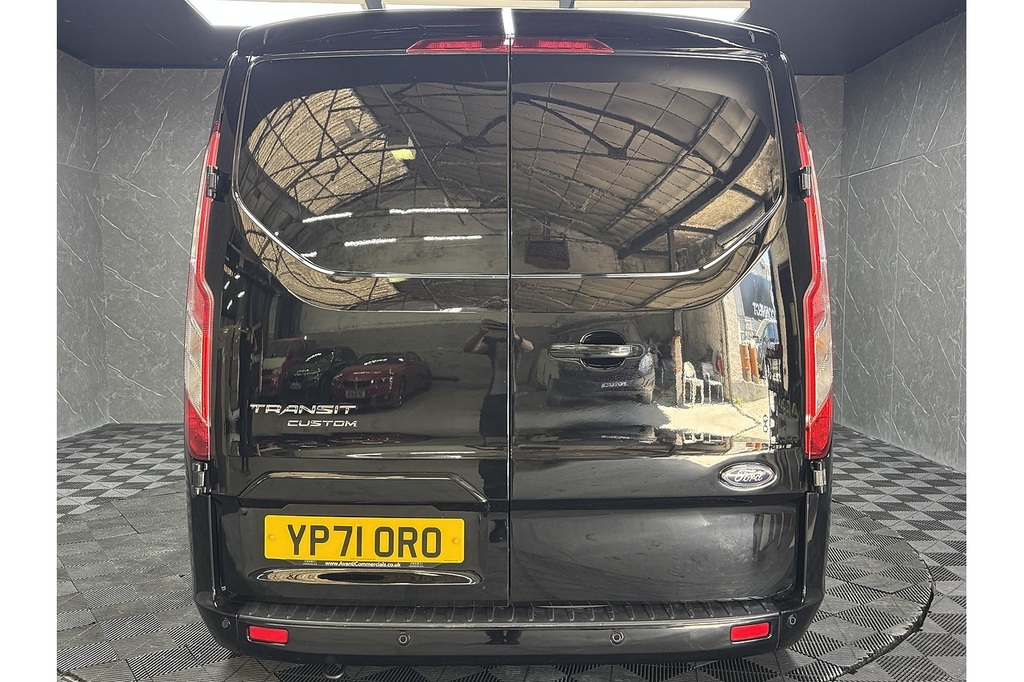 Ford Transit Custom 300 Ecoblue Limited U5187 Ulez YP71ORO Black #6