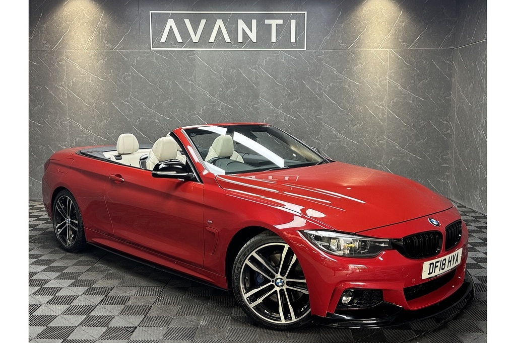 BMW 4 Series 420D M Sport U5228 Ulez Red