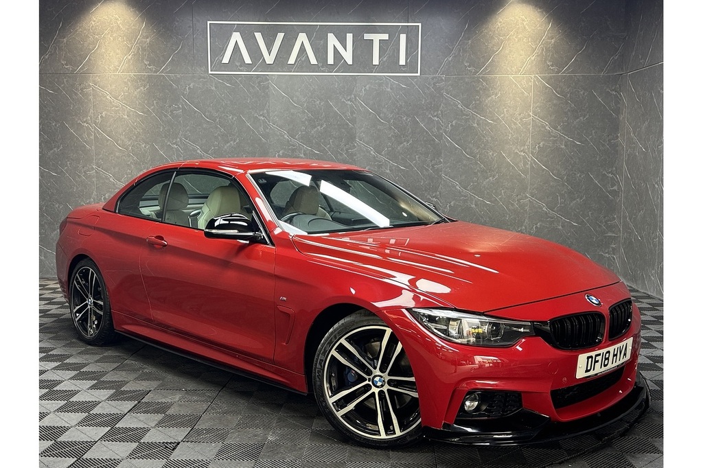 BMW 4 Series 420D M Sport U5228 Ulez DF18HYA Red #2