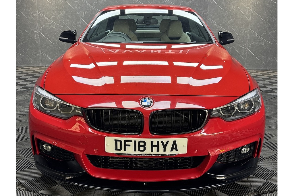 BMW 4 Series 420D M Sport U5228 Ulez DF18HYA Red #3