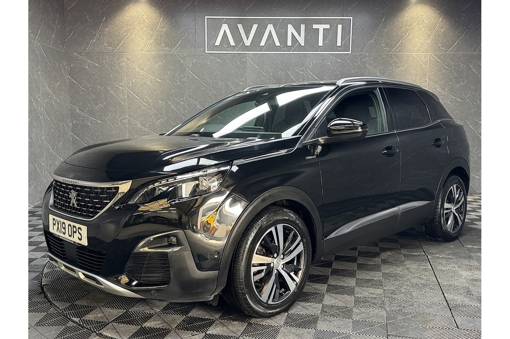 Peugeot 3008 Bluehdi Gt Line U5236 Ulez PX19OPS Black #3