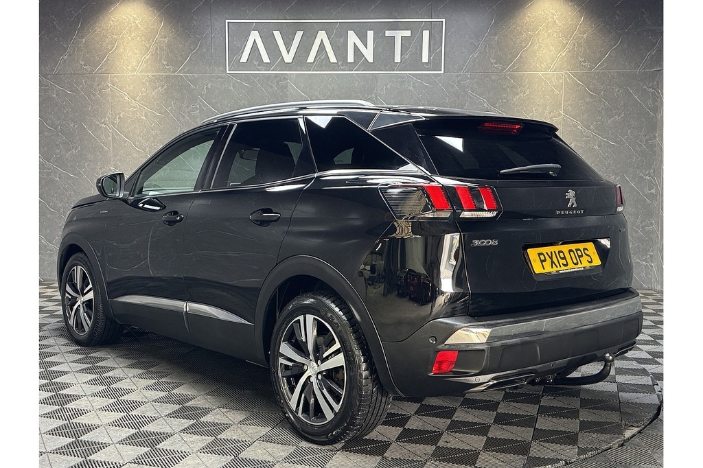 Peugeot 3008 Bluehdi Gt Line U5236 Ulez PX19OPS Black #5