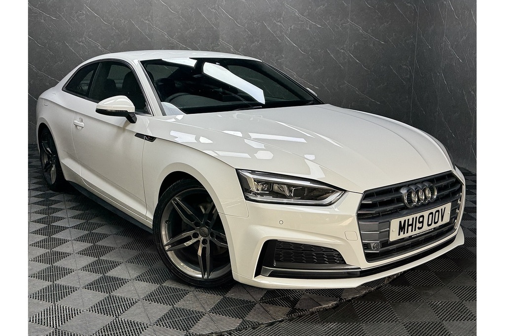 Audi A5 Tfsi S Line U5246 Ulez MH19OOV White #2
