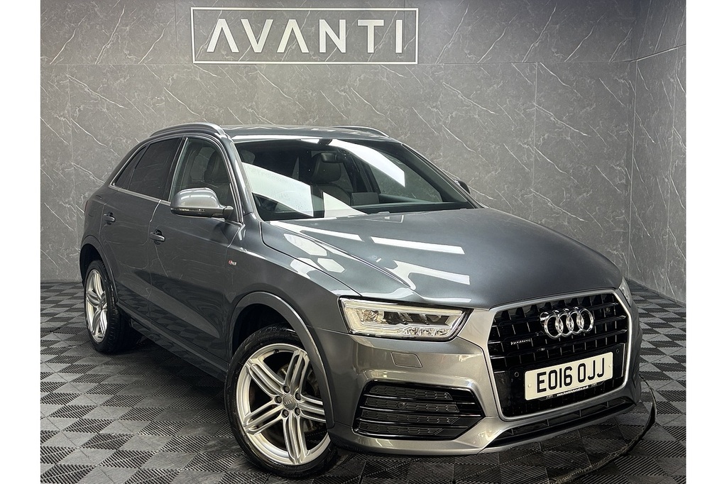 Audi Q3 Tdi S Line Plus U5266 Ulez EO16OJJ Grey