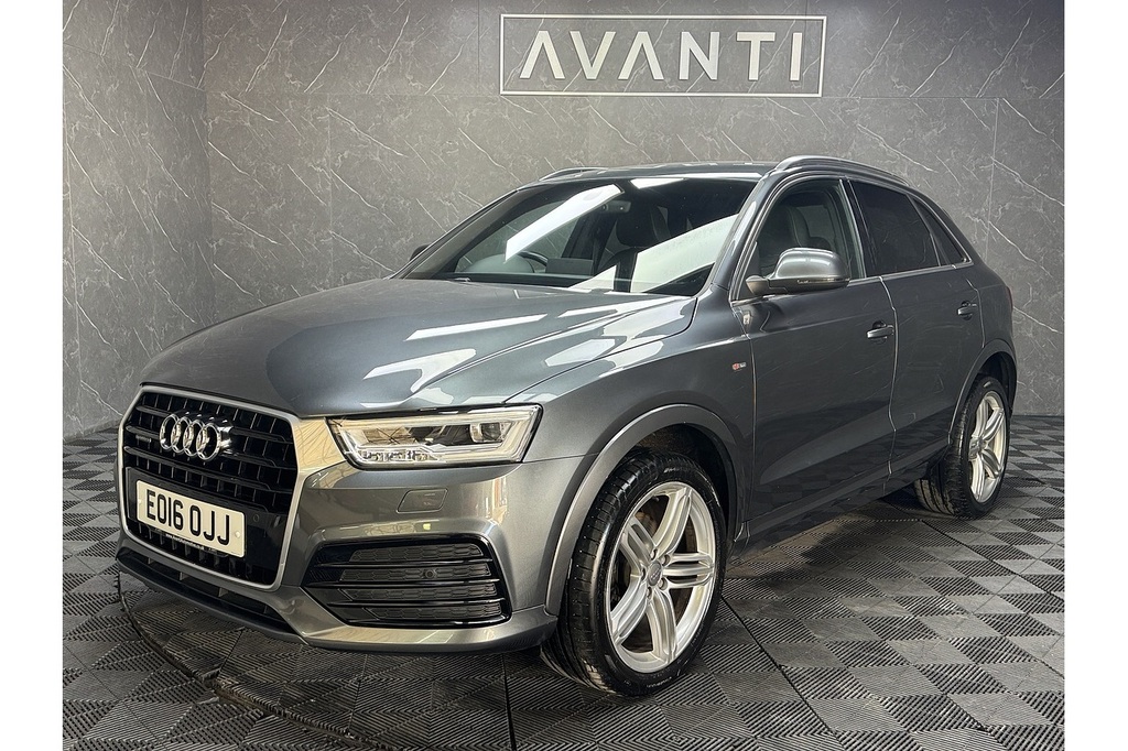 Audi Q3 Tdi S Line Plus U5266 Ulez EO16OJJ Grey #3