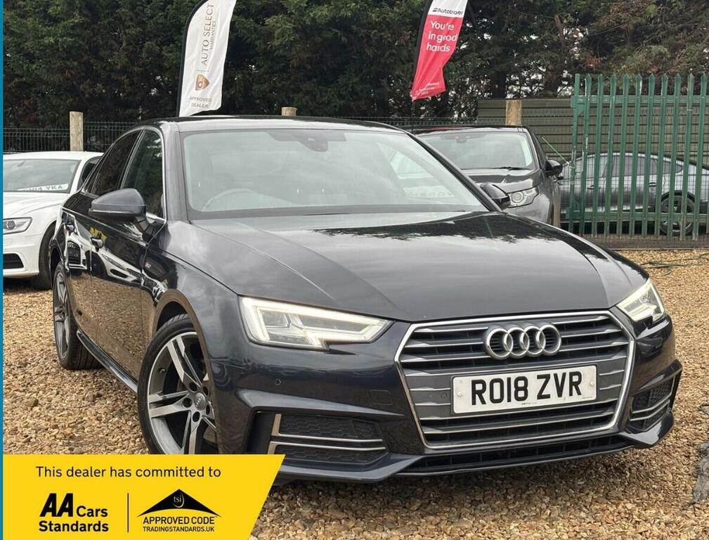 Audi A4 2.0 Tdi Ultra Sport Euro 6 Ss 2018 Blue