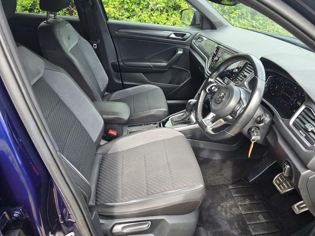 Volkswagen T-Roc Suv 1.5 Tsi Evo R-line Dsg Euro 6 Ss 2019 GY69HFF Blue #4