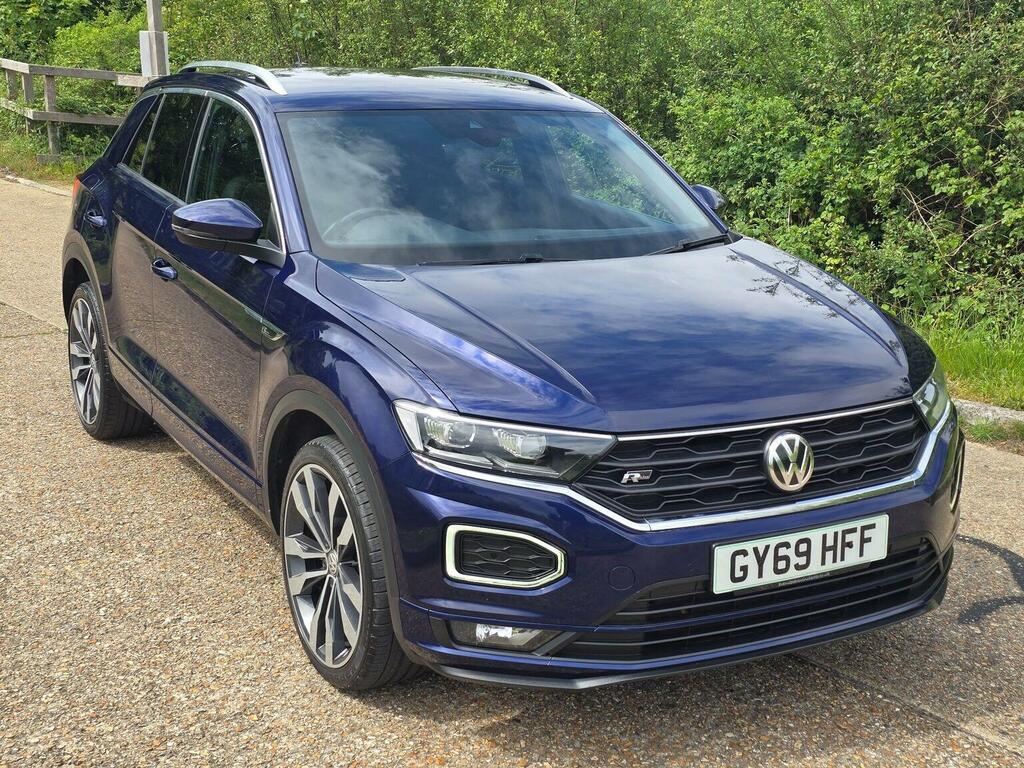 Volkswagen T-Roc Suv 1.5 Tsi Evo R-line Dsg Euro 6 Ss 2019 GY69HFF Blue #5