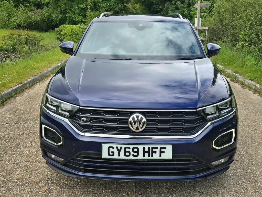 Volkswagen T-Roc Suv 1.5 Tsi Evo R-line Dsg Euro 6 Ss 2019 GY69HFF Blue #6
