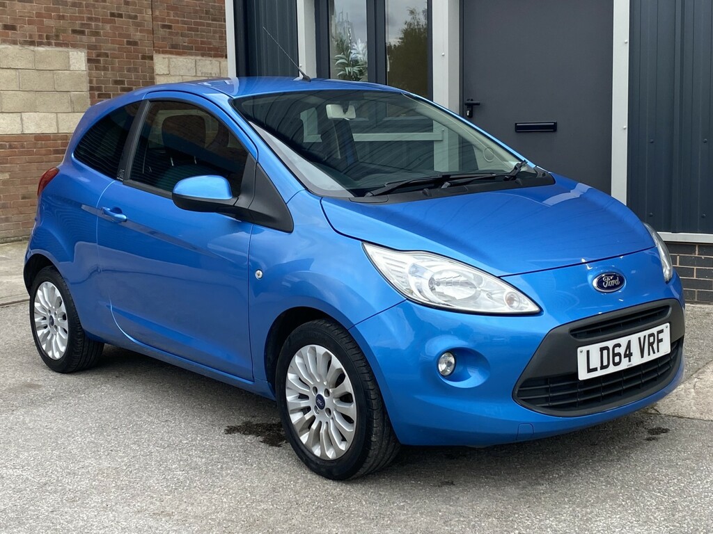 Ford KA Hatchback 1.2 Zetec 11 Services 201464 Blue