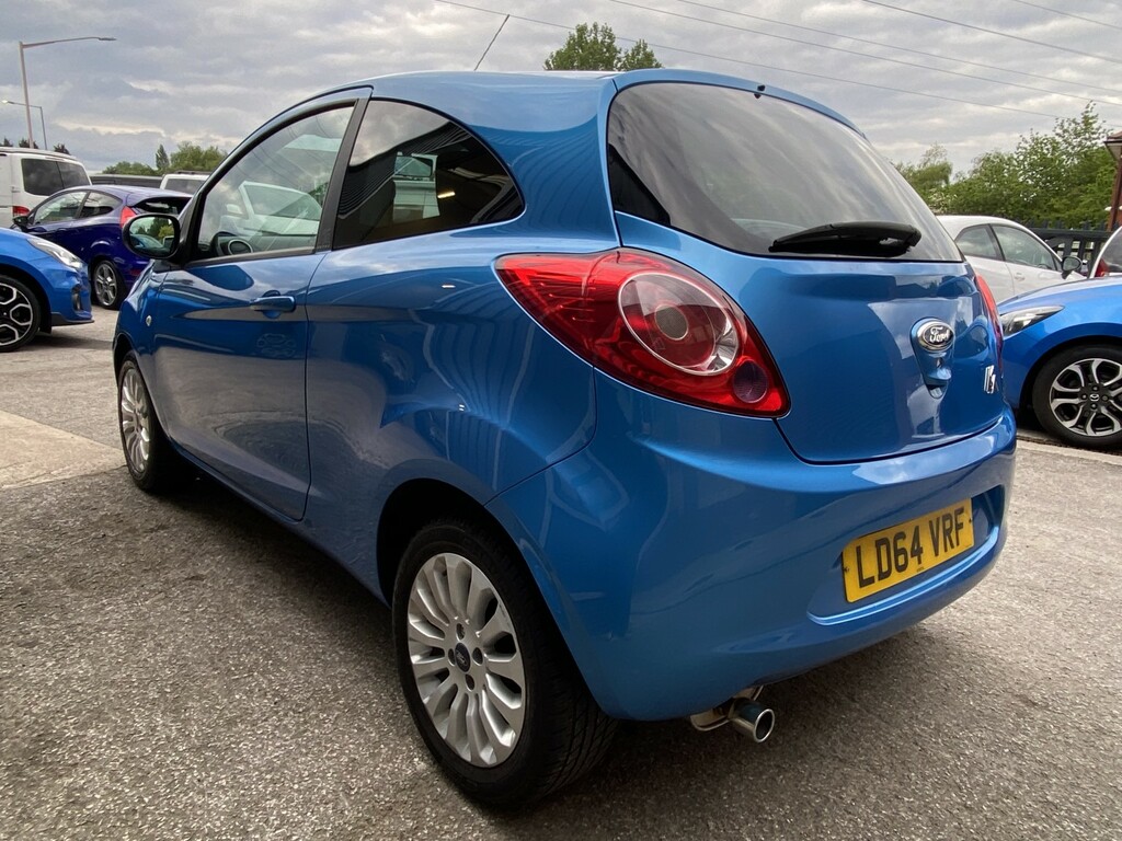 Ford KA Hatchback 1.2 Zetec 11 Services 201464 LD64VRF Blue #5