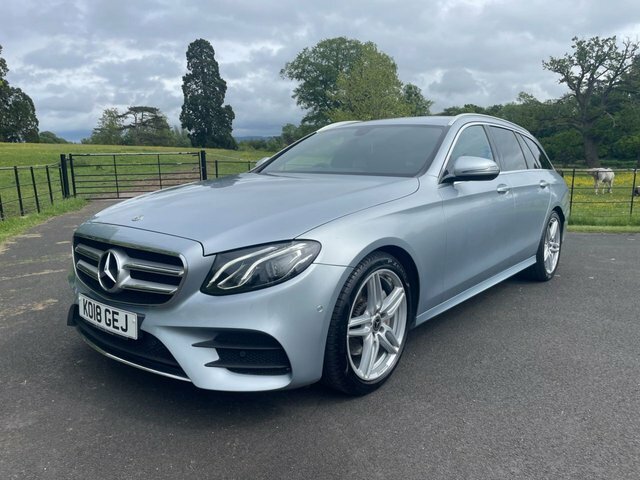 Mercedes-Benz E Class 2018 2.0 E220d Amg Line Estate G-tronic Silver