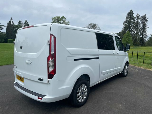 Ford Transit Custom 2022 2.0 300 Ecoblue Limited Crew Van Double Cab 5 MA72BBU White #5