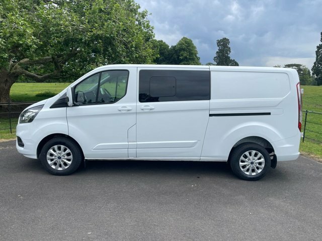Ford Transit Custom 2022 2.0 300 Ecoblue Limited Crew Van Double Cab 5 MA72BBU White #2
