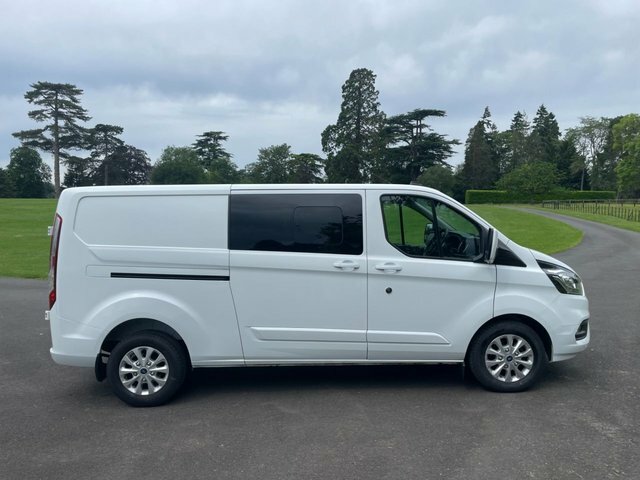 Ford Transit Custom 2022 2.0 300 Ecoblue Limited Crew Van Double Cab 5 MA72BBU White #6